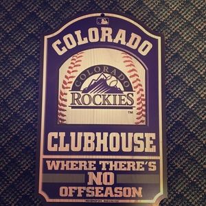 Colorado Rockies sign